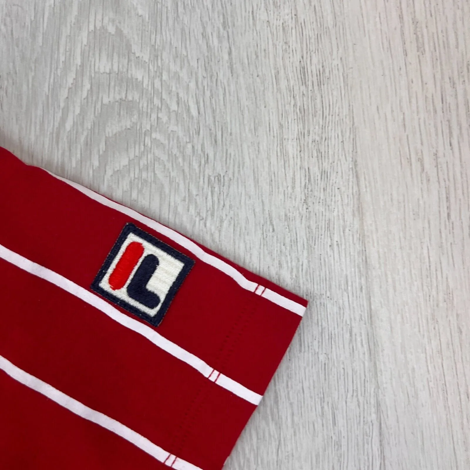 Fila Womens Red Cropped T-Shirt Size Small (2 Shirts)