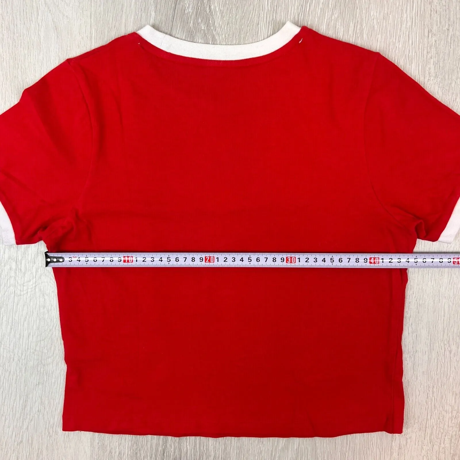 Fila Womens Red Cropped T-Shirt Size Small (2 Shirts)