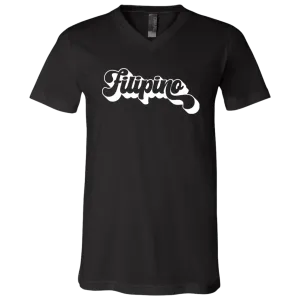 Filipino Chunky Unisex Jersey V-Neck T-Shirt
