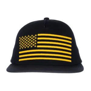 FINAL SALE - USA Gold Flag Trucker Hat