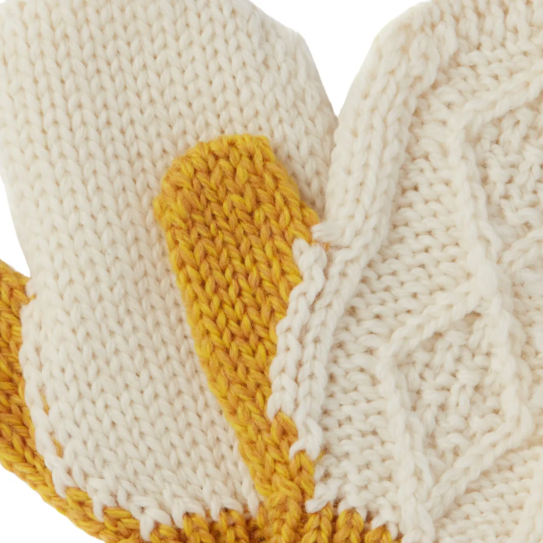 Finchley Merino Children's Mittens - Mustard