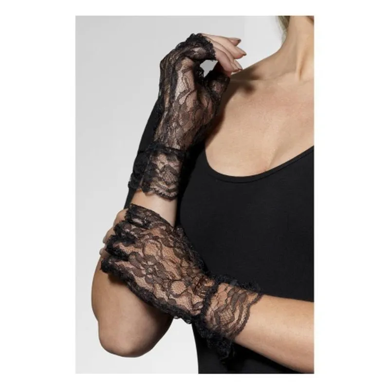 Fingerless Lace Gloves