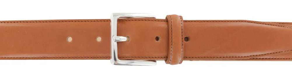 Fiori Di Lusso Caramel Brown Bridle Leather Belt