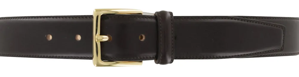 Fiori Di Lusso Dark Brown Leather Belt