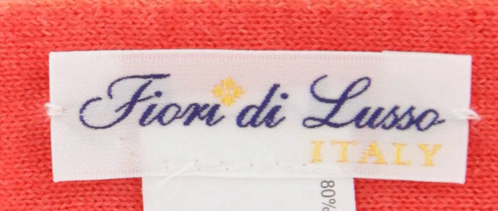 Fiori Di Lusso Pink Cashmere Blend Scarf