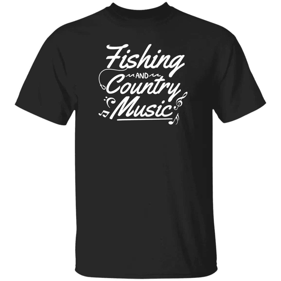 Fishing And Country Music T-Shirt w