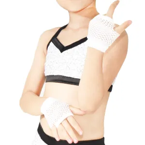 Fishnet Fingerless Gloves Short