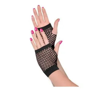 Fishnet Gloves Black