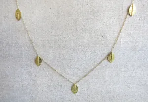 Five Leaf Shape Necklace