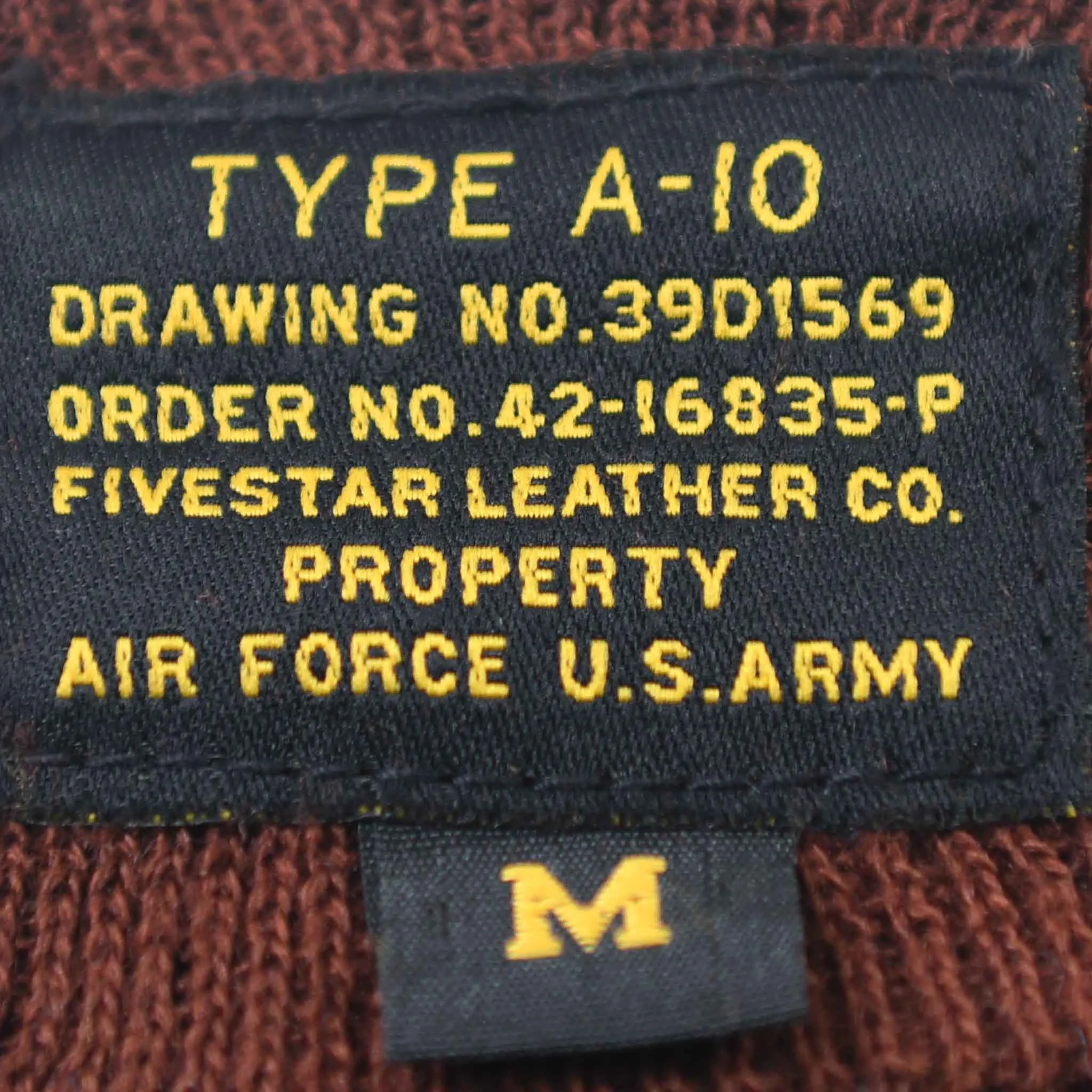 Fivestar leather Repro Type A-10 Flying Winter U.S.A.A.F Gloves