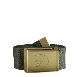 Fjallraven Canvas Brass Belt 4cm Mountain Grey