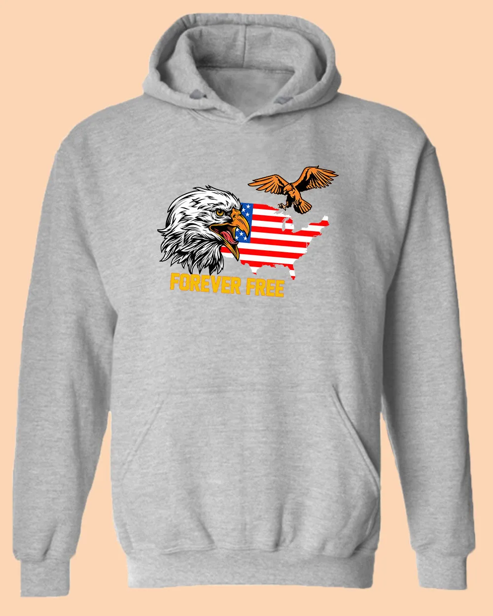 Forever Free America hoodie Eagle hoodie