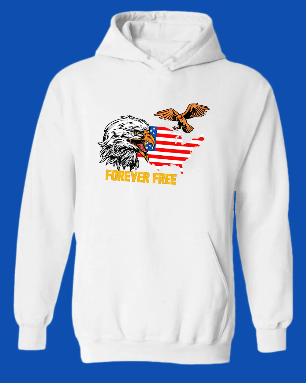 Forever Free America hoodie Eagle hoodie
