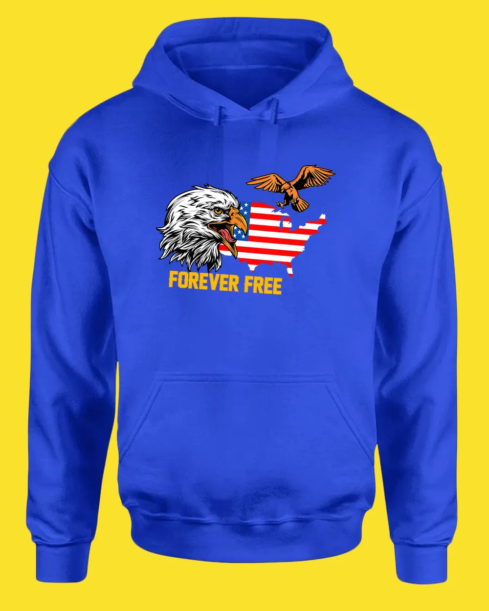 Forever Free America hoodie Eagle hoodie