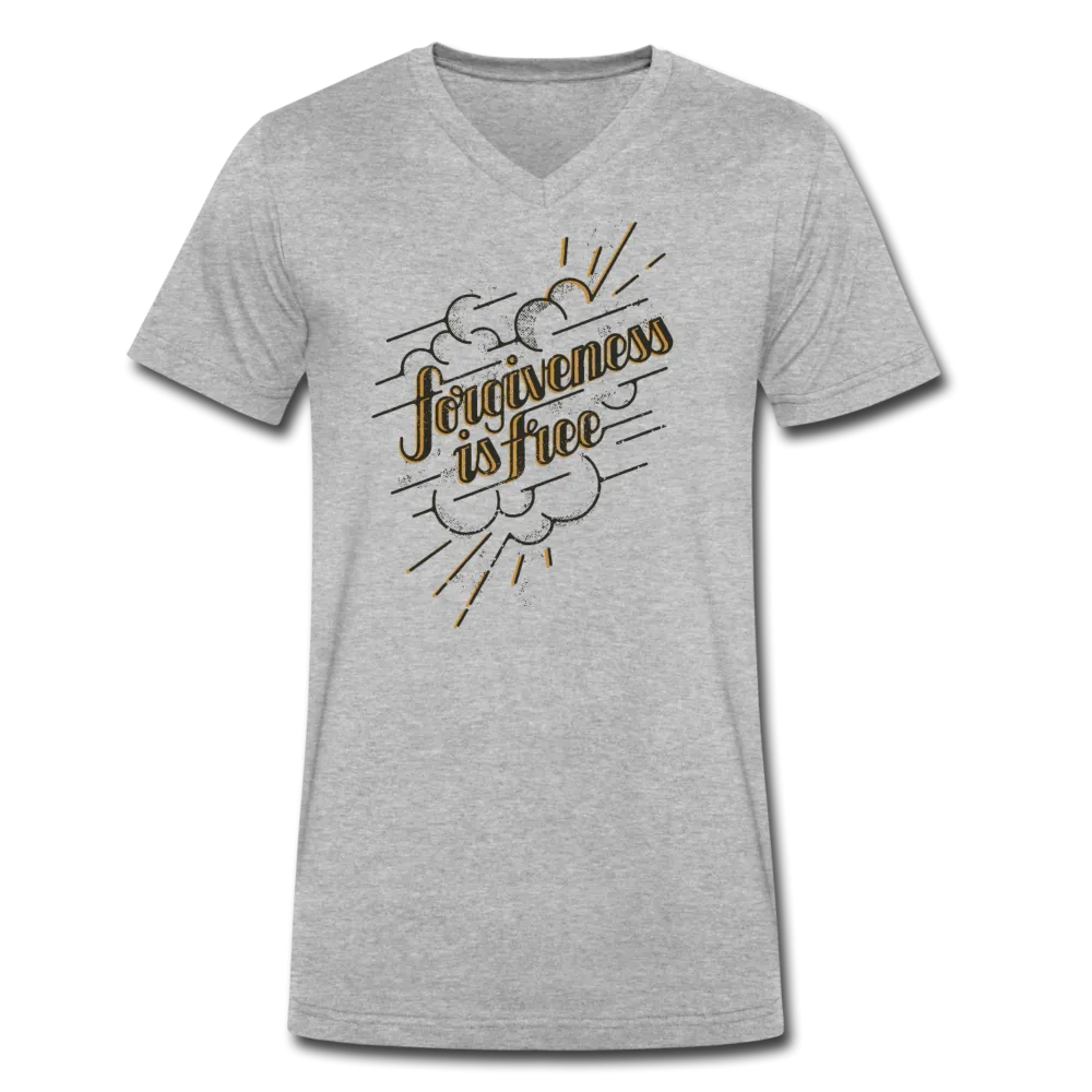 Forgiveness is Free | Men's V-Neck T-Shirt | Agape Flashcards