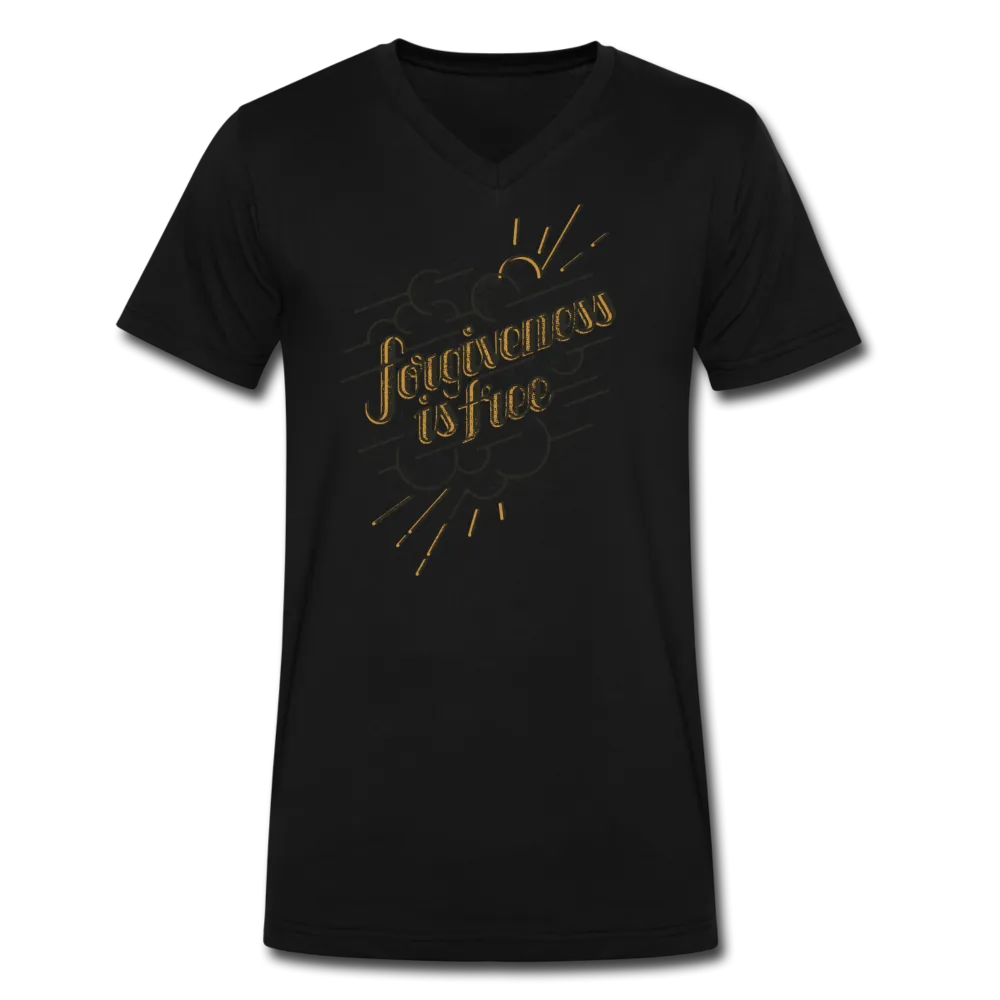 Forgiveness is Free | Men's V-Neck T-Shirt | Agape Flashcards