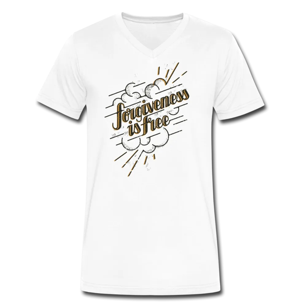 Forgiveness is Free | Men's V-Neck T-Shirt | Agape Flashcards