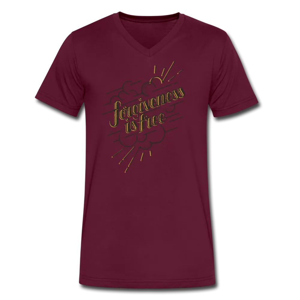 Forgiveness is Free | Men's V-Neck T-Shirt | Agape Flashcards