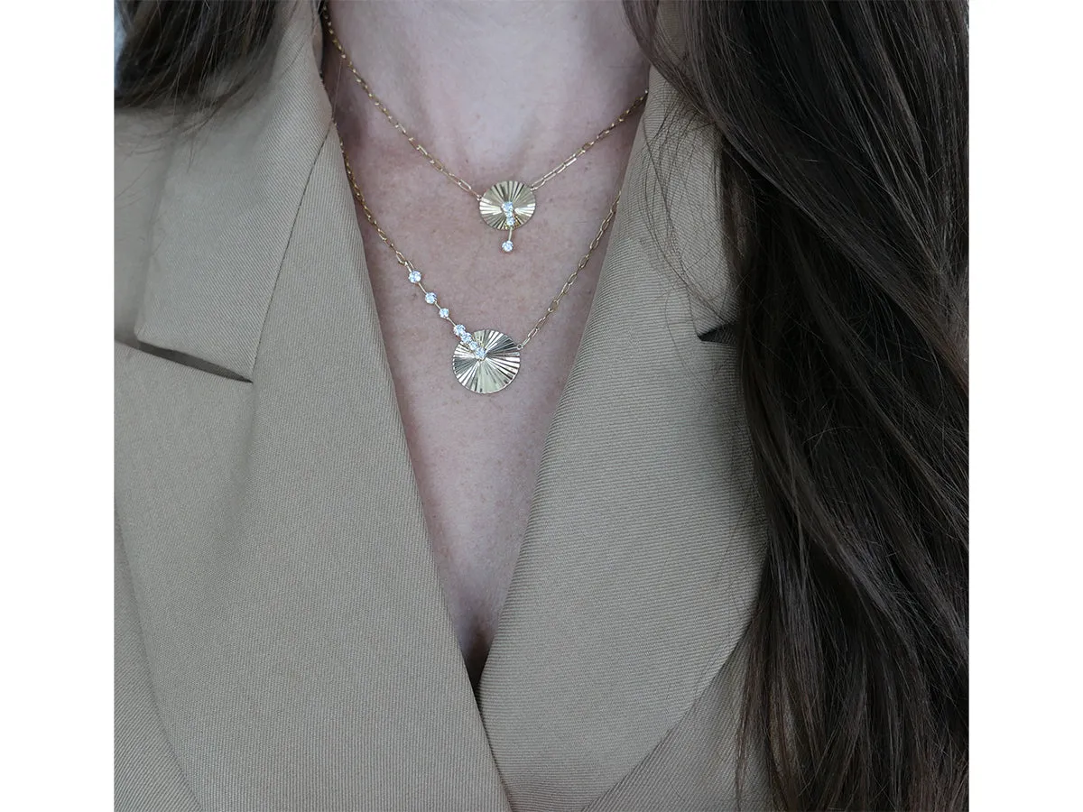 Four Stone Aura Necklace