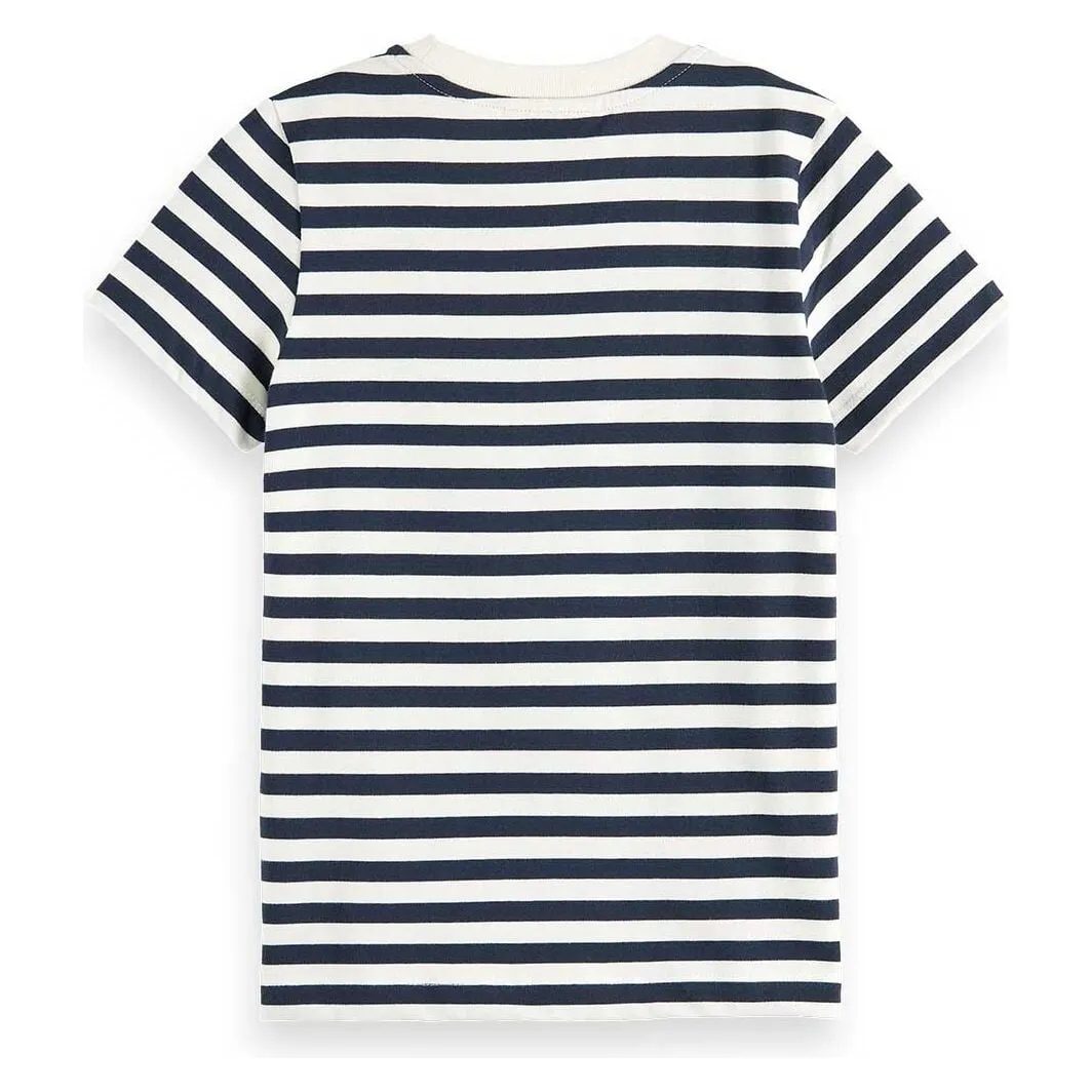 Free Spirit Peace Bird Striped T-Shirt