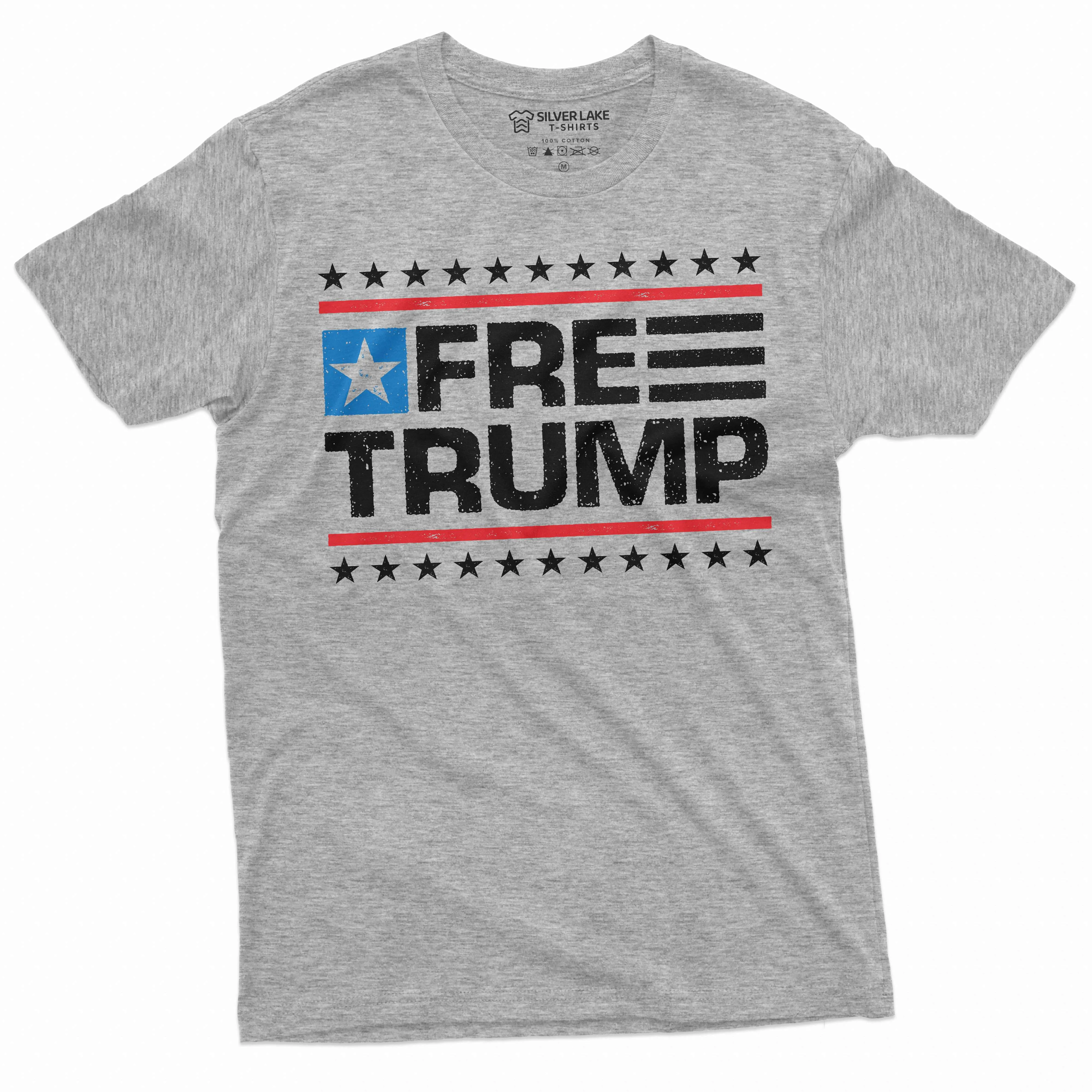 Free Trump Shirt Trump Patriotic Tee USA Flag T-Shirt Donald Trump arrest inditement T-Shirt