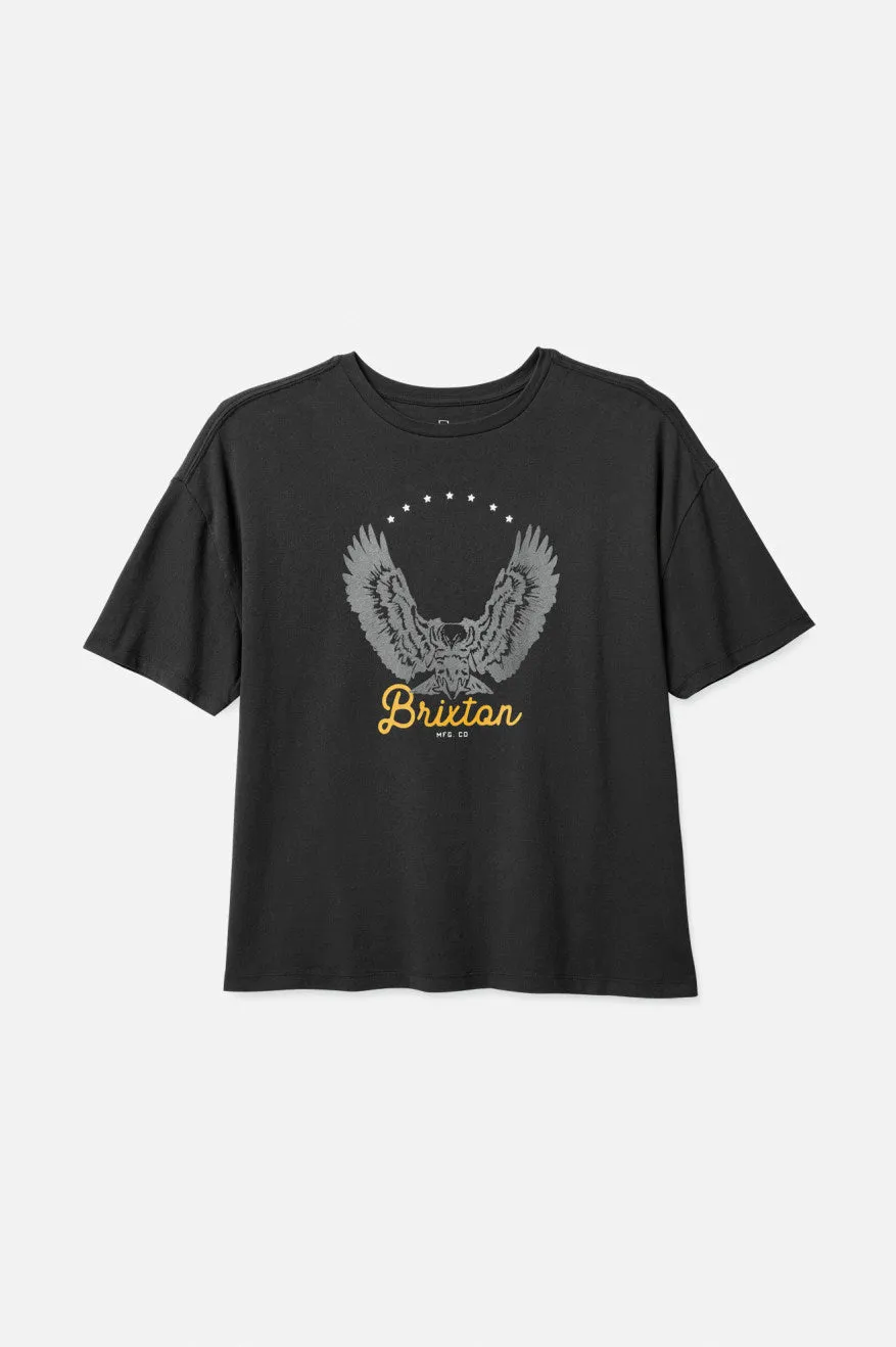 Freebird Oversized Boyfriend Tee - Emerald
