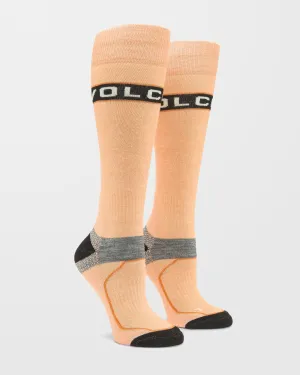Friggid Wool Blend Otc Socken - Coral Haze