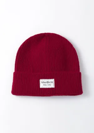 Frosted Cherry Beanie Hat