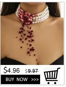 Full Rhinestone Choker Necklaces