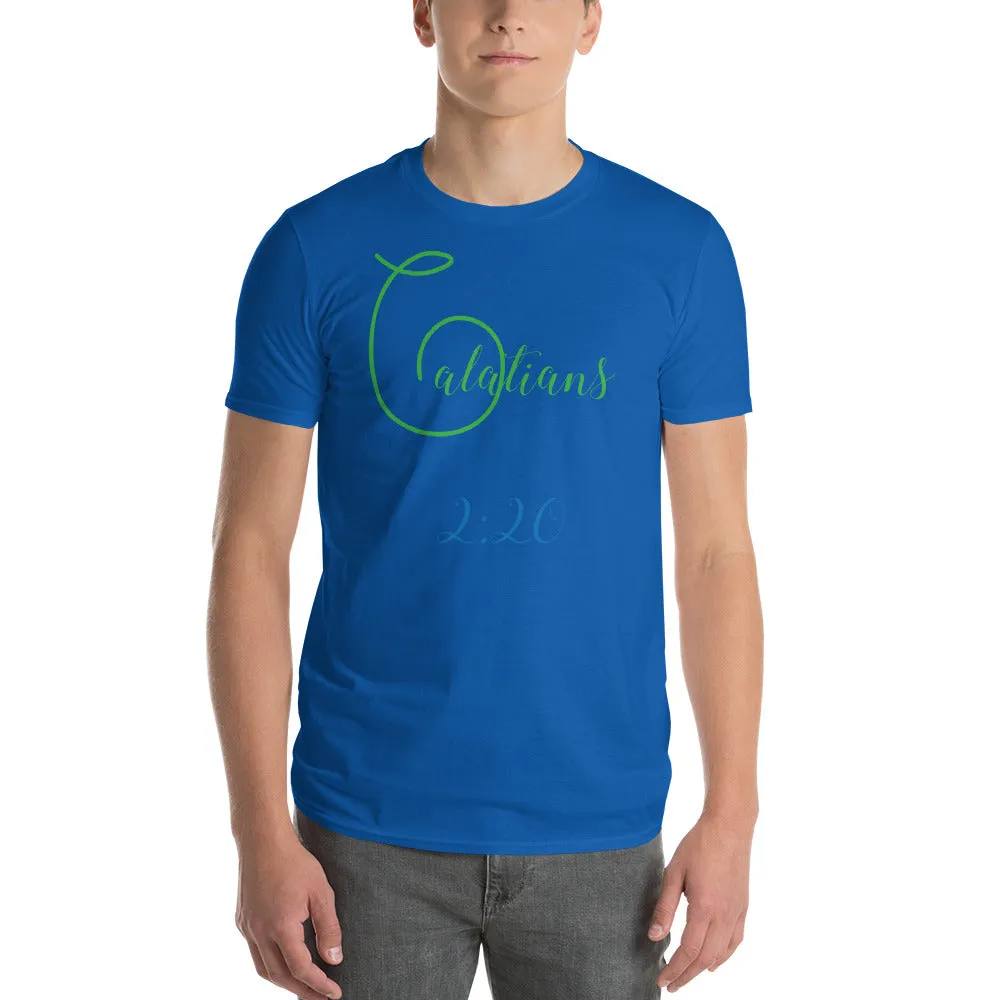 GALATIANS 2:20 | Premium SCRIPT Design Adult or Teen Unisex T-shirt