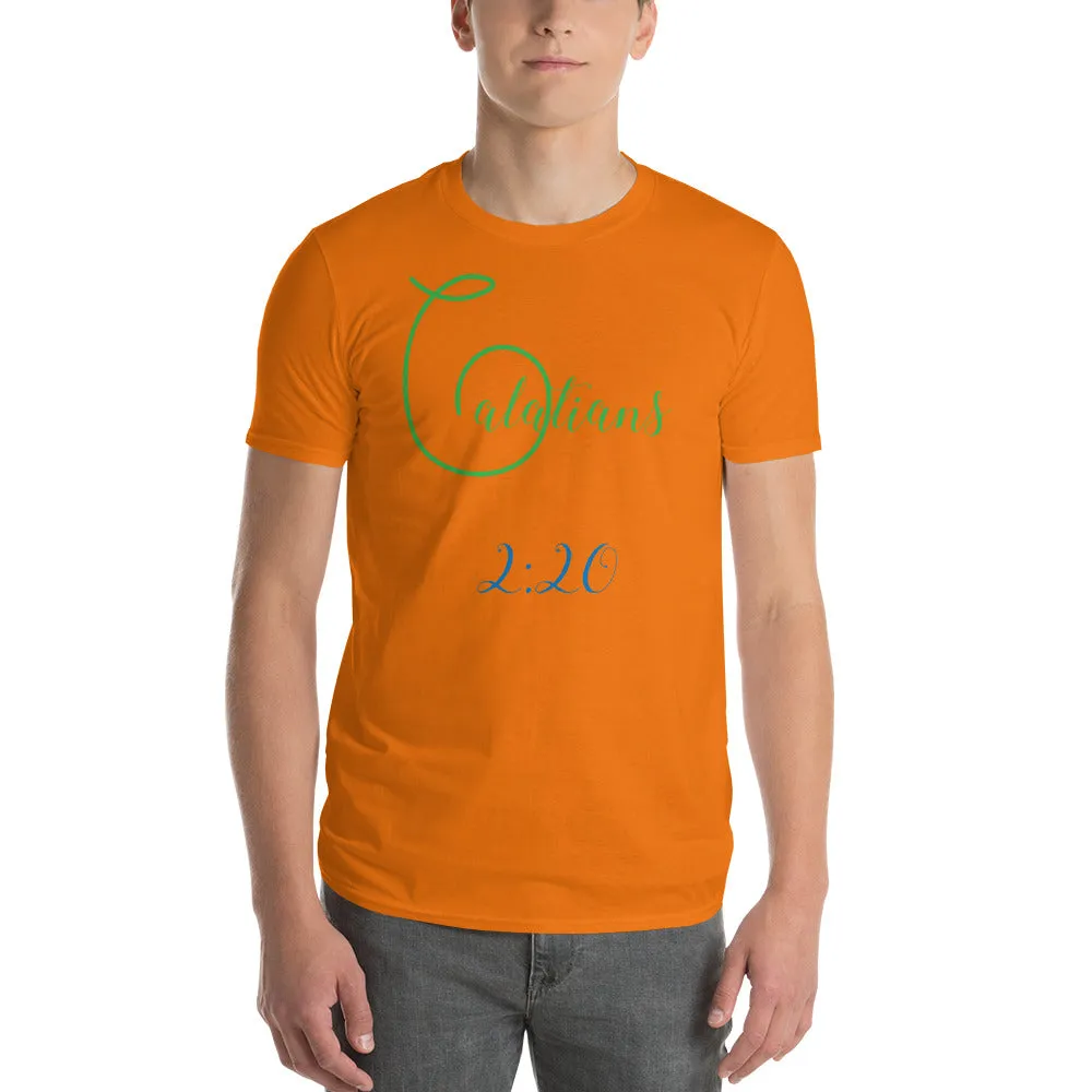GALATIANS 2:20 | Premium SCRIPT Design Adult or Teen Unisex T-shirt