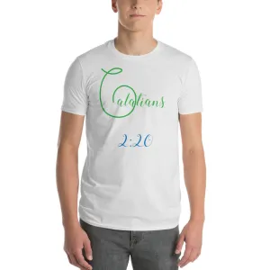 GALATIANS 2:20 | Premium SCRIPT Design Adult or Teen Unisex T-shirt