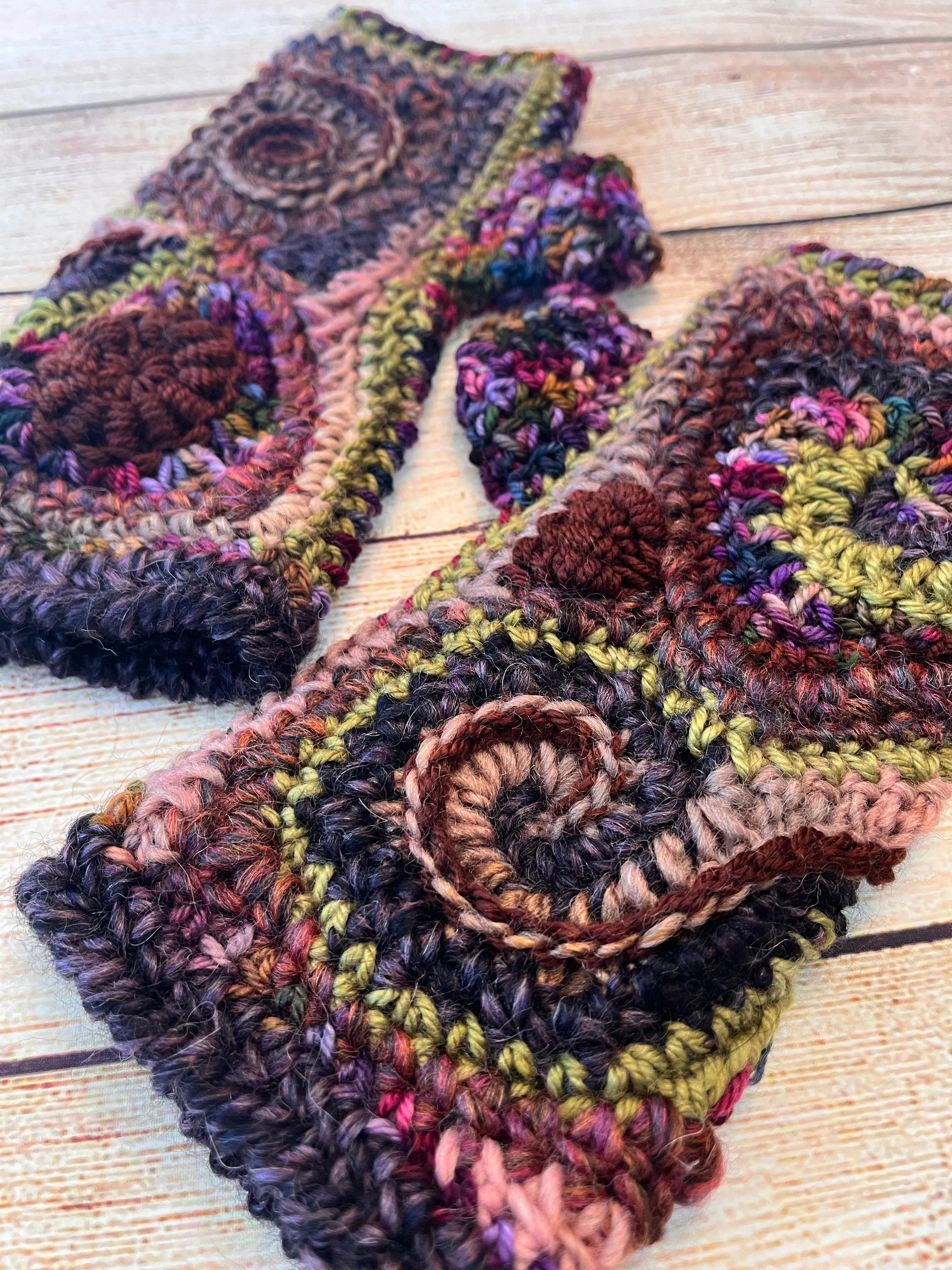 Galaxy Freeform Crochet Gloves