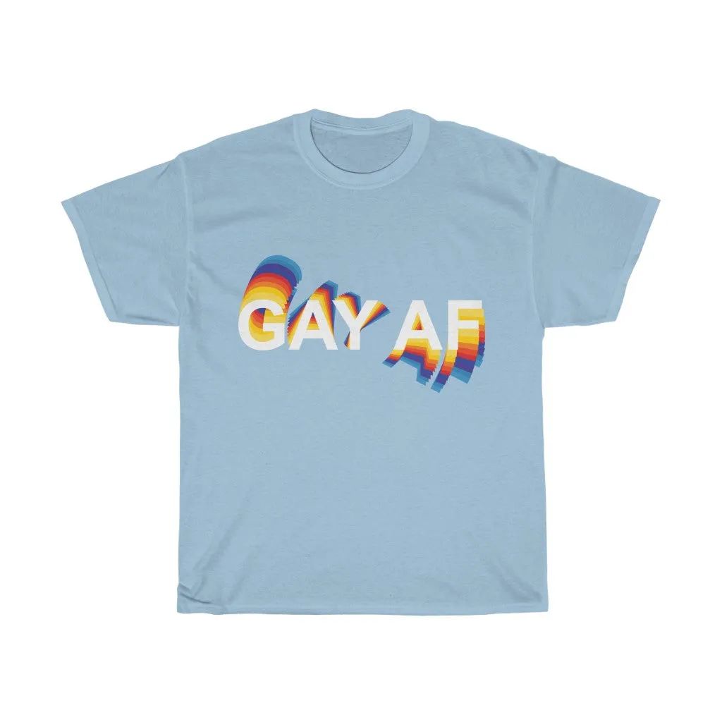 Gay AF Printed Unisex Heavy Cotton Tee