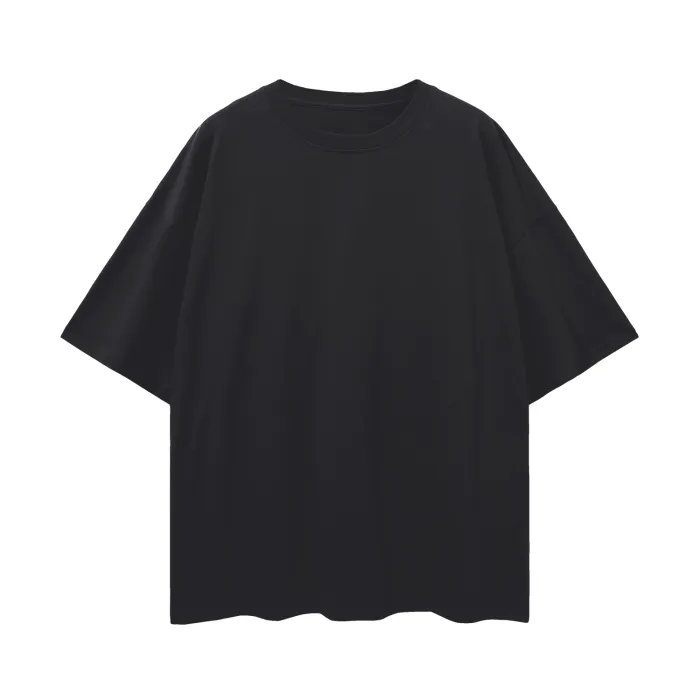 Genderqueer Pride T-Shirt Streetwear Gear Chrome Heart Gender Queer on Black Oversize Deep Drop Shoulder Tee - 190 GSM