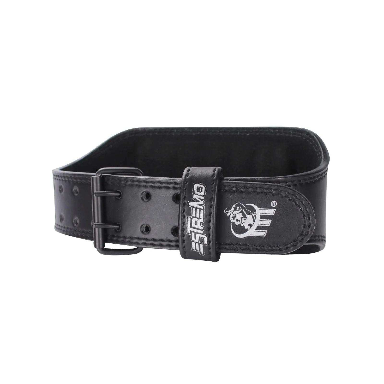 Genuine Leather Weightlifting Belt 6" Wide - Black