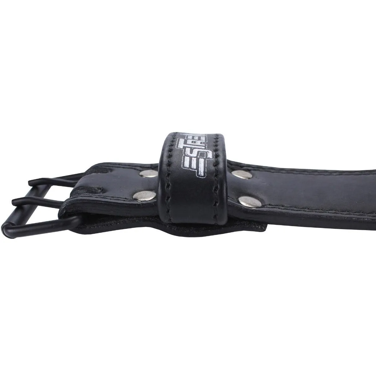 Genuine Leather Weightlifting Belt 6" Wide - Black
