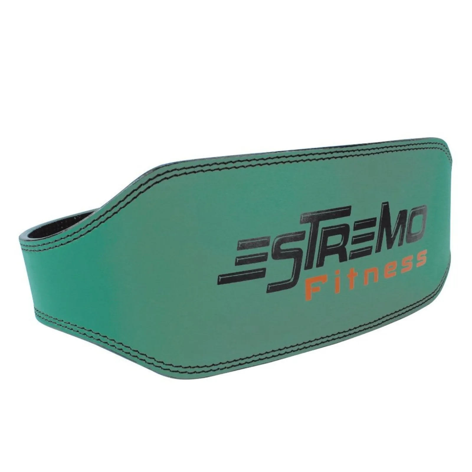 Genuine Leather Weightlifting Belt 6" Wide - Green