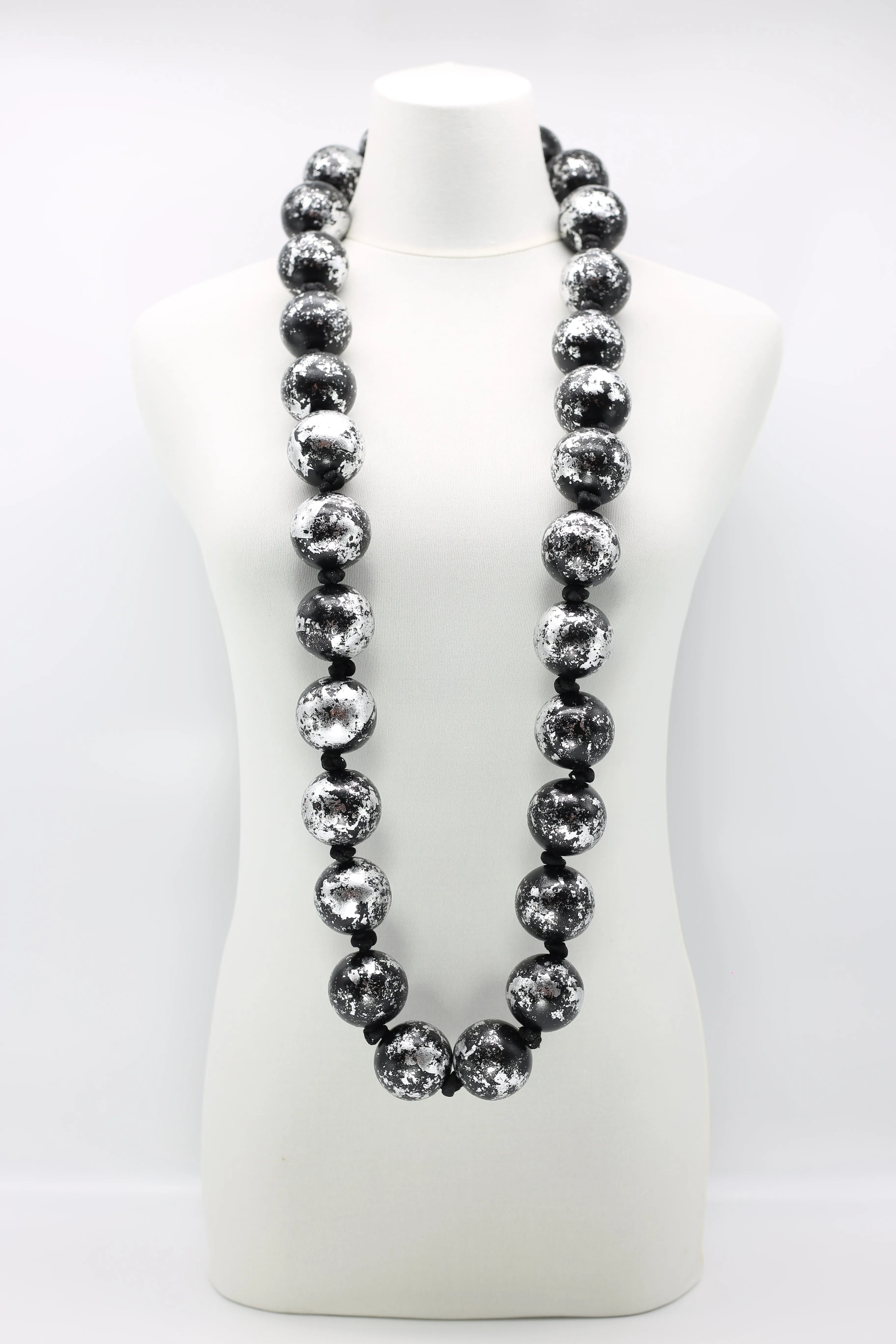Giant Beads Necklaces - Hand gilded