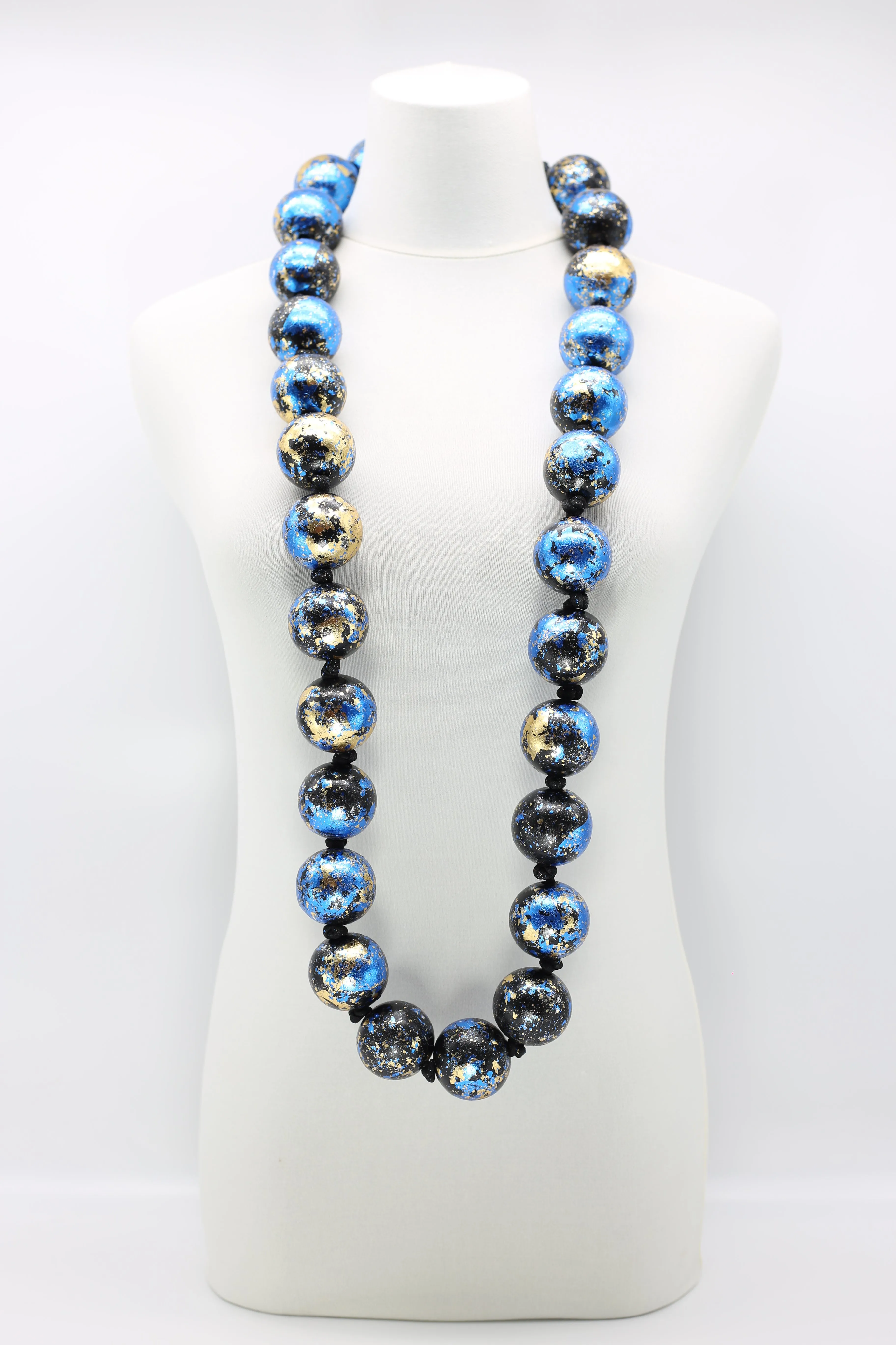 Giant Beads Necklaces - Hand gilded