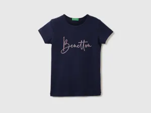 Girls Glitted Round Neck Top