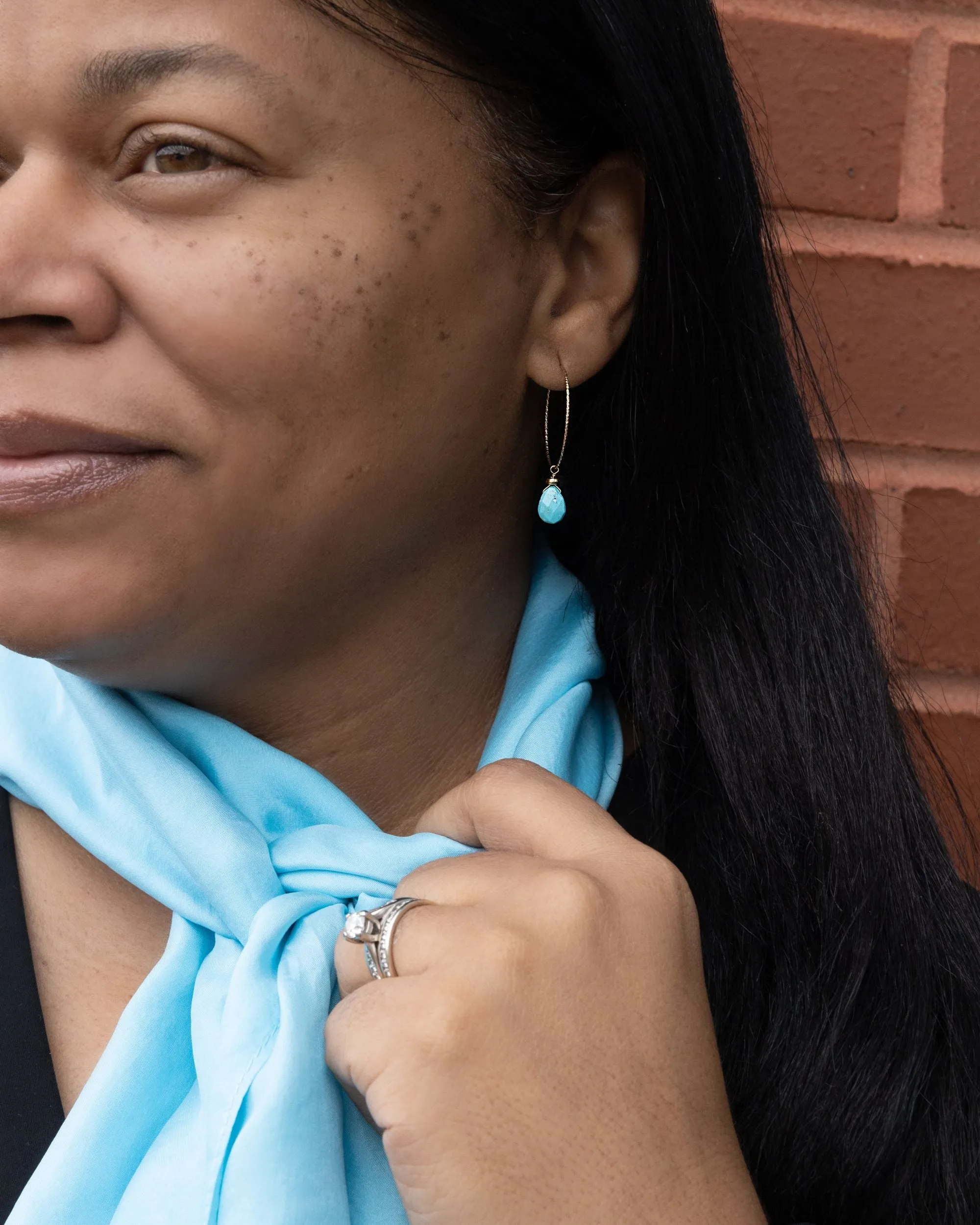 Glacier Silk Scarf - December