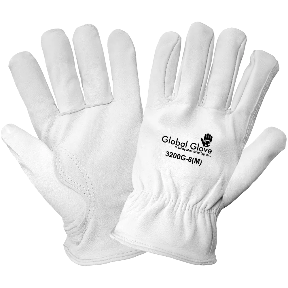 Global Glove & Safety 3200G Premium Grade Goatskin Leather Drivers