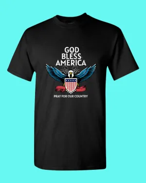 God Bless America pray for our Country T-shirt