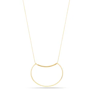 GOLD 2"INCHES PENDANT NECKLACE #SQ358-0180G (OF20)