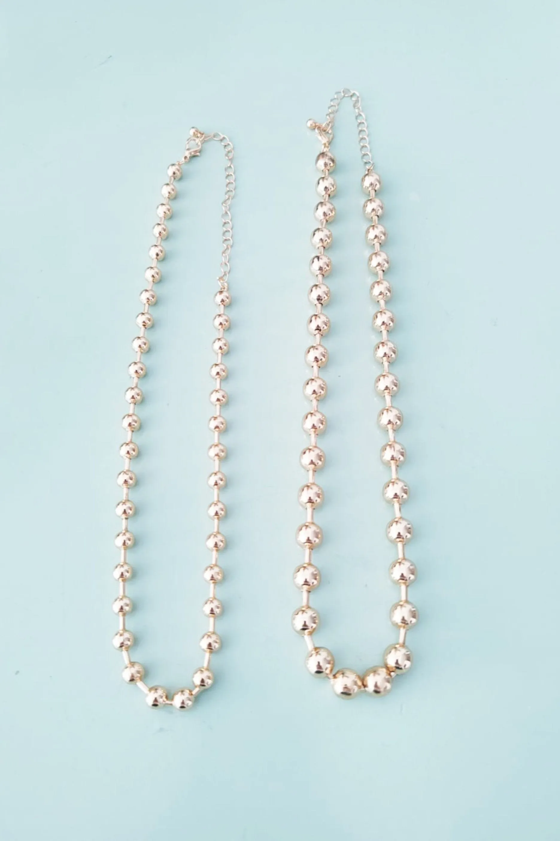 Gold Bead Necklaces