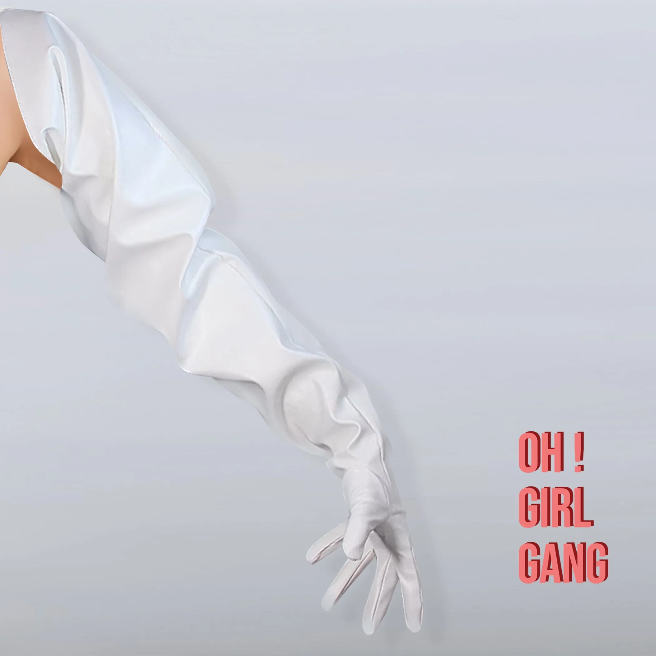 Gold Big Sleeves statement gloves, Oversized