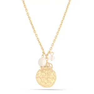 GOLD CROSS TASSEL NECKLACES #SC38196 (QE1)