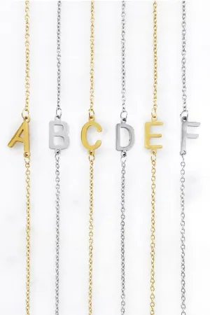 Gold Initial Necklaces