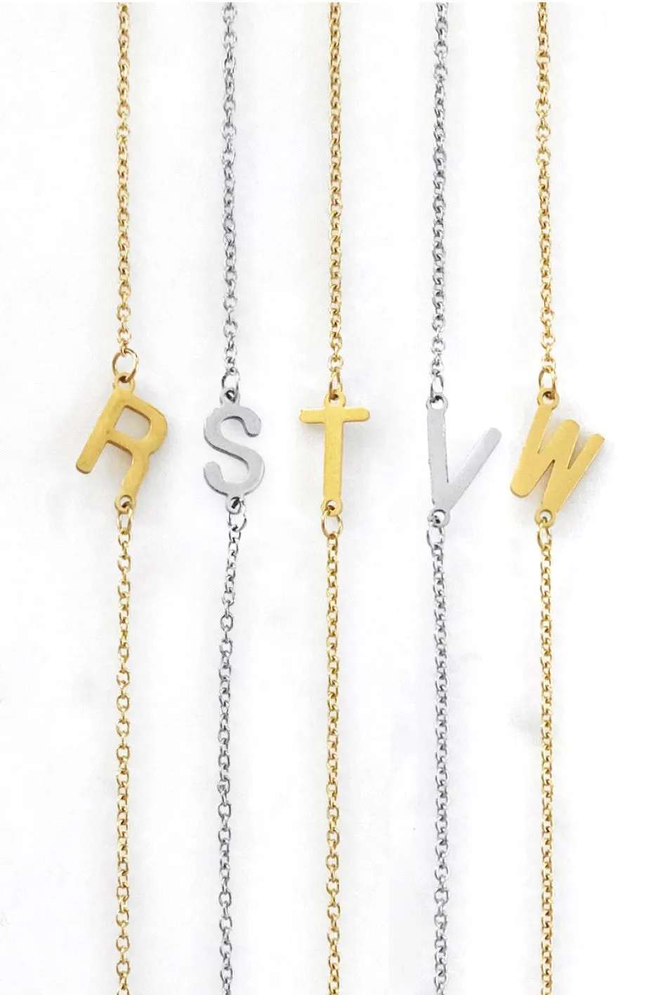 Gold Initial Necklaces
